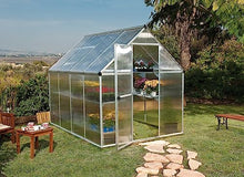 Palram Canopia 6x8 Greenhouse Kit Silver