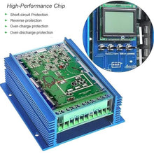 Wind Solar Hybrid Charge Controller 12V/24V/48V MPPT Boost Charge Regulator with LCD Display and Free Dump Load Accurate Fits for Wind and Solar Power Boost Charge,4000W-12V