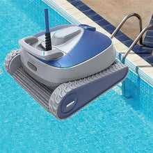 Robotic Pool Cleaner, Automatic Robotic Pool Vacuum Cleaner with Large Capacity Filter Basket, Upgraded Battery for Long Life, Ideal for Pools Up to 50 Feet