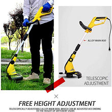Rotary Mowers 450W Lawn Mower,Small and Portable Telescopic and Rotatable Lawn Mower,1-22Cm Adjustable Mowing Heights for