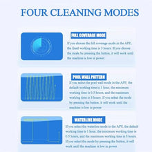 GHRERTX Wall Climbing Robotic Pool Cleaner,Cordless Robotic Pool Vacuum Cleaner with APP Mode,Can Climb Walls at 90°,Four Cleaning Modes,Smart Navigation Technology,for Swimming Pools