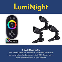 HALF OFF PONDS LumiNight (3) 3-Watt Color Changing Light Kit w/ 100 ft Cord
