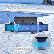 HNBYLMM Salt Water Pool Chlorinator System, Salt Chlorine Generator with Smart APP Control, Six Alarm Protection, Self-Cleaning, 5-100% Output Adjustable, Up to 60,000 Gallon Pool,50g/h