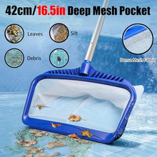 LZMZMQ Pool Brush and Skimmer Combo Set Above Ground Pools, Portable Pool Rescue Hook with 1 3 5 6 7 8 M Pole, Swimming Pools Cleaning Accessories(8.6m/28.2ft)