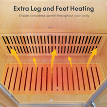 FLEXISPOT Far Infrared Sauna Room for Three Person, Canadian Hemlock Wood