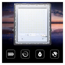 ZXXHNNAIH Courtyard Light Solar Flood Light with Remote Control, Ip67 Waterproof Bright Light Solar Security Lights, Outdoor Solar Street Lights with Battery Display for Shed,Barn