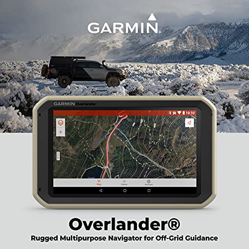 Wearable4U Garmin Overlander Rugged Navigator with Power Pack Bundle