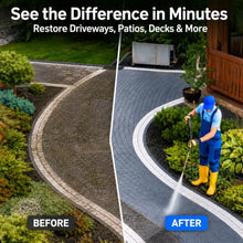Gas Powered Pressure Washer 3800 PSI, 2.5 GPM High Power Washer, 212CC Engine with 5 Spray Tips—Ideal for Houses, Driveways, Cars, and Concrete Surfaces