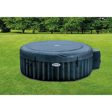 Intex PureSpa Plus Portable Inflatable Hot Tub Navy Blue
