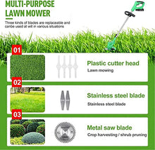 Lawn Mower Electric Lawn Mower 24 V Corded Brush Cutter to Remove Weeds from Trees and Flower beds Grass Cutting Machine for Agricultural Land Lawn ed