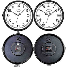 J3DFGFLR Outdoor Hanging Wall Clock Iron Retro Antique Metal Wall Clock for Outdoor Decorative Wall Art Decor Home Office Clock Silent Kitchen - Decorative Wall Clocks