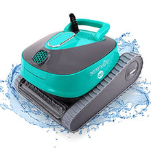 SereneLife Robotic Pool Cleaner, 3 Motor Automatic Pool Vacuum with Dual Brushes, Wall-Climbing Robot, Extensive 50ft Cleaning Range for Indoor and Outdoor Pools