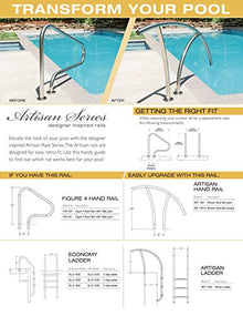 S.R.Smith ART-1003 Artisan Series Pool Ladder, 3-Step