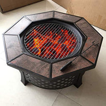 Fire Pits Outdoor Garden Wood Burning Fire Pit Bowl Barbecue Table, Terrace Patio Lawn Backyard Outdoor Heater Wood Burning Brazier