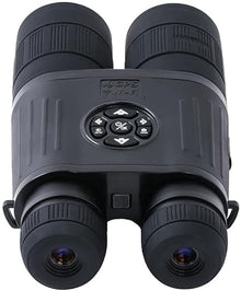 Teslord Night Vision Binoculars with Photo & Video Capture, Digital Infrared Goggles for 1000M Viewing in Darkness Black