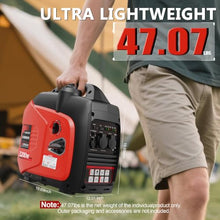 SIOKIUU 3200W Portable Generator Super Quiet Inverter Generator Ultra Lightweight for Home Backup Outdoor Camping, CO Sensor Protect, EPA, ECO Mode