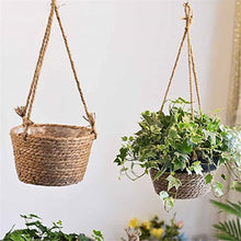 SDREYKUF Garden Pots Planters Indoors Weaving Flower Hanging Basket Plant Hanger for Plants Home Balcony Decoration