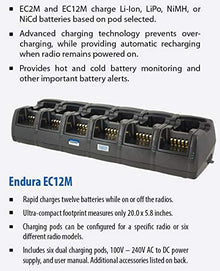 Sandown Wireless 12-Bay Mobile APX Radio Charger 12-24 VDC for Motorola APX Series