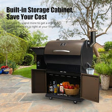 Z GRILLS Wood Pellet Grill Smoker with PID Control, Rain Cover, 700 sq. in Cooking Area for Outdoor BBQ, Smoke, Bake and Roast, 700D