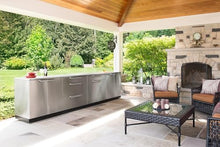 NewAge Products Classic Series 4PC Stainless Steel Modular Outdoor Kitchen Set - 24" D x 97" W x 35.5" H