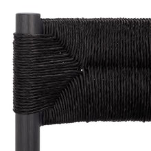 SAFAVIEH Couture Outdoor Patio Furniture Collection - Romona Tropical Bar Stool Set of 2, Black Woven Rattan Design, 30-Inch, Fully Assembled (CPT4001A)