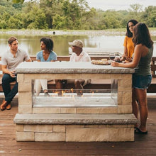 Empire Carol Rose Outdoor SS See-Through 48" Linear Fireplace - NG