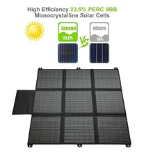 LensunSolar 200W 12V Portable Solar Panel Blanket with Anderson Connectors for Solar Generator Power Station, Lightweight, with 20A MPPT Charger Controller