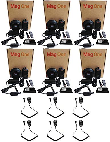 SR-Moto BPR40-U16 UHF 4W 16 Channel Radio with PMMN4008 Speaker Microphone 6 Pack