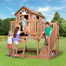 Backyard Discovery Scenic Heights Cedar Playhouse Light Brown