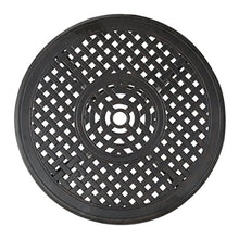 roomfitters Outdoor Cast Aluminum Bar Table Round Patio Bistro High Top Pub Table with Umbrella Hole for Garden Deck, Bronze