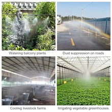 WLCGYD 26 125 190 Ft Water Misting System for Greenhouse with Brass Nozzle