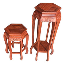 YYBOES Plant Pedestal Stand Plant Bonsai Wooden Vase Base Plant Display Stand Plant Stand Flower Pot Holder Shelf Indoor Suitable for Desktop Ornaments Pedestal Stands for Display