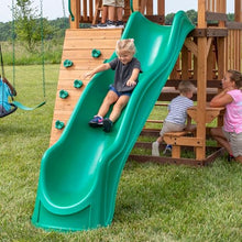 Backyard Discovery Highlander All Cedar Wooden Swing Set Light Brown