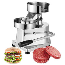 Commercial Hamburger Patty Press Maker,Manual Burger Forming Machine,Stuffed Hamburger Maker,Stainless Steel Grill Burger Press Tool With 500 Greaseproof Papers For Bbq Non-Stick Burger Press (100Mm