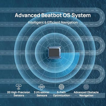 Beatbot iSkim Ultra Solar-Powered Auto Pool Skimmer 24/7 Cleaning, Built-in Water Clarification, Smart App & Voice Control, Dual Charging, Precision Edge & Corner Cleanup, Navy Blue