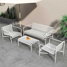 TBJEN Tables and Chairs, Wrought Iron Outdoor Tables and Chairs, Garden Leisure Chairs, Courtyard Balcony Coffee Table Sets, Internet Celebrity Milk Tea Shop Cafe bar(8)