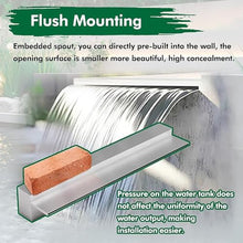 Dijateman Stainless Steel Water Fountain Kit, Pool Waterfall Fountain