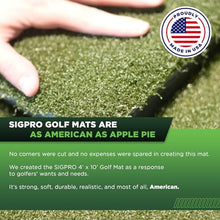 The Indoor Golf Shop SIGPRO Softy Golf Mat - 4' x 7' - Made in USA