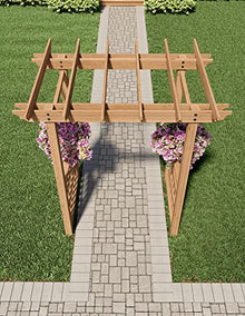 Vita Springwood Wood Arbor Golden Brown