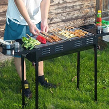 Charcoal Grill, Portable Folding Charcoal BBQ Grill, Portable BBQ Grill for Outdoor Cooking Camping and Family Barbecue Outdoor Picnic