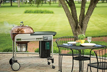Weber Performer Deluxe Charcoal Grill 22-Inch Touch-N-Go Gas Ignition System Copper