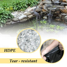JEDAL Black Pond Liner, 13x20ft 13x20ft 13x20ft 13x20ft 13x20ft, PVC Fish Pond Liners Underlayment for Fish Ponds, Water Features, Garden Water Fountains, Waterfalls(Size:46x46ft)