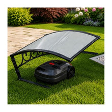 Robot Lawn Mower Garage for Dreame Roboticmower 2024 Outdoor Robotic Canopy Durable Sturdy Arched Lawn Mower Cover,Transparent-800 * 1000mm