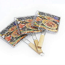 Reusable Non-Stick BBQ Mesh Grilling Portable Outdoor Picnic Cooking Barbecue Mat Tool Easy Clean Barbecue Cooking Tool
