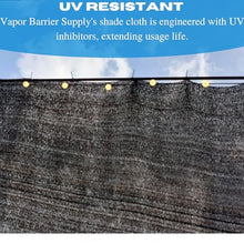 VBS - Black Shade Cloth - Mesh Fabric for Fence Privacy Screen, Garden Shade, Mesh Fence Screening, Shade Cloth Rolls, Wind Screen (80% - 26' x 175')
