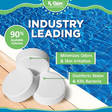 Rx Clear 50 lbs 3" Chlorine Tablets & 24 lbs Super Shock Kit