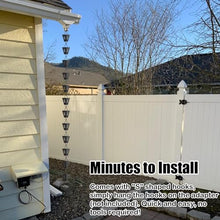 GVBNOTT Rainwater Downspout Replacement for Gutters, Hanging Rain Chain for Efficient Water Drainage in Patio, Villa, Gazebo，3.0M (10Ft)