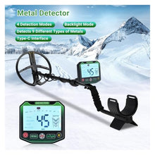 ZOCWJK Metal Detector for Adults Professional Higher Accuracy 10'' Coil Waterproof Metals Gold Detector Headphone Shovel Backpack(One Color-Detector only