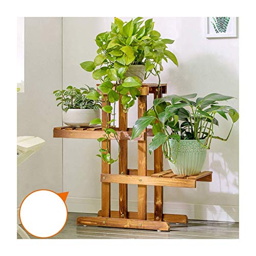 ZOCWJK Plant standHome Decoration Flower Stand, Balcony Solid Wood Flower Stand Multi-Layer Indoor Solid Wood Flower Stand Living Room Floor Flower Pot Stand Shelf Display Stand,