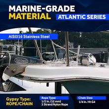 Five Oceans Horizontal Windlass Anchor System 600W 12V DC Silver